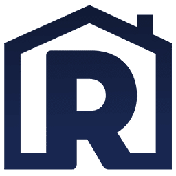 House-shaped logo with the letter R inside, representing real estate or home services.